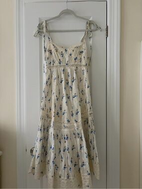 ruby bettina cut out dress (Blue) pricefy size:10-14 Manon blue tweed sequined